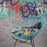 Wallpaper Mural Matt Grey Grafitti Concrete Effect Removable Washable 4.45m² - Image 2