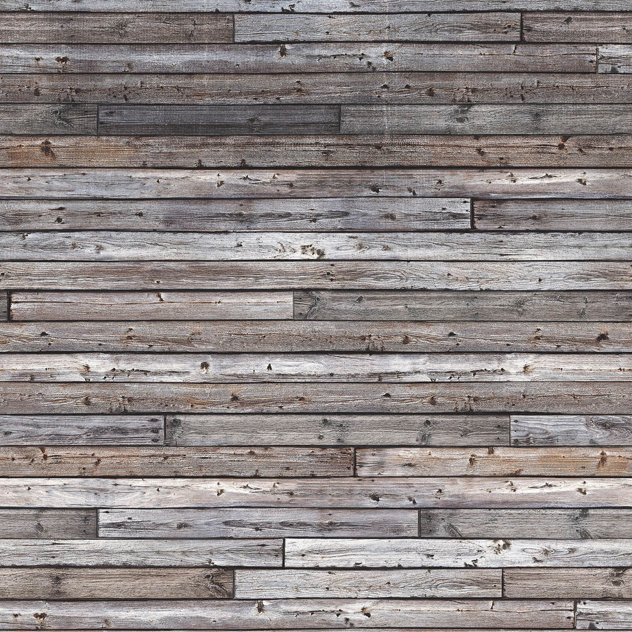 Grandeco Wallpaper Mural Brown Matt Grey Wood Effect Washable Strippable 4.45m² - Image 5