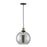 Inlight Ceiling Light Pendant Black Smoke Tinted Effect Hanging IP20 Dia 250mm - Image 4