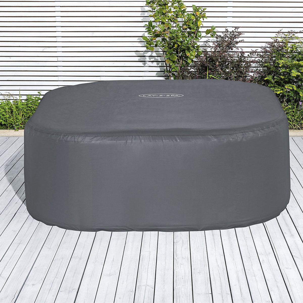 Lay-Z-Spa Hawaii Hot Tub Cover Grey Square Spa Lid 180 x 180cm Replacement - Image 2