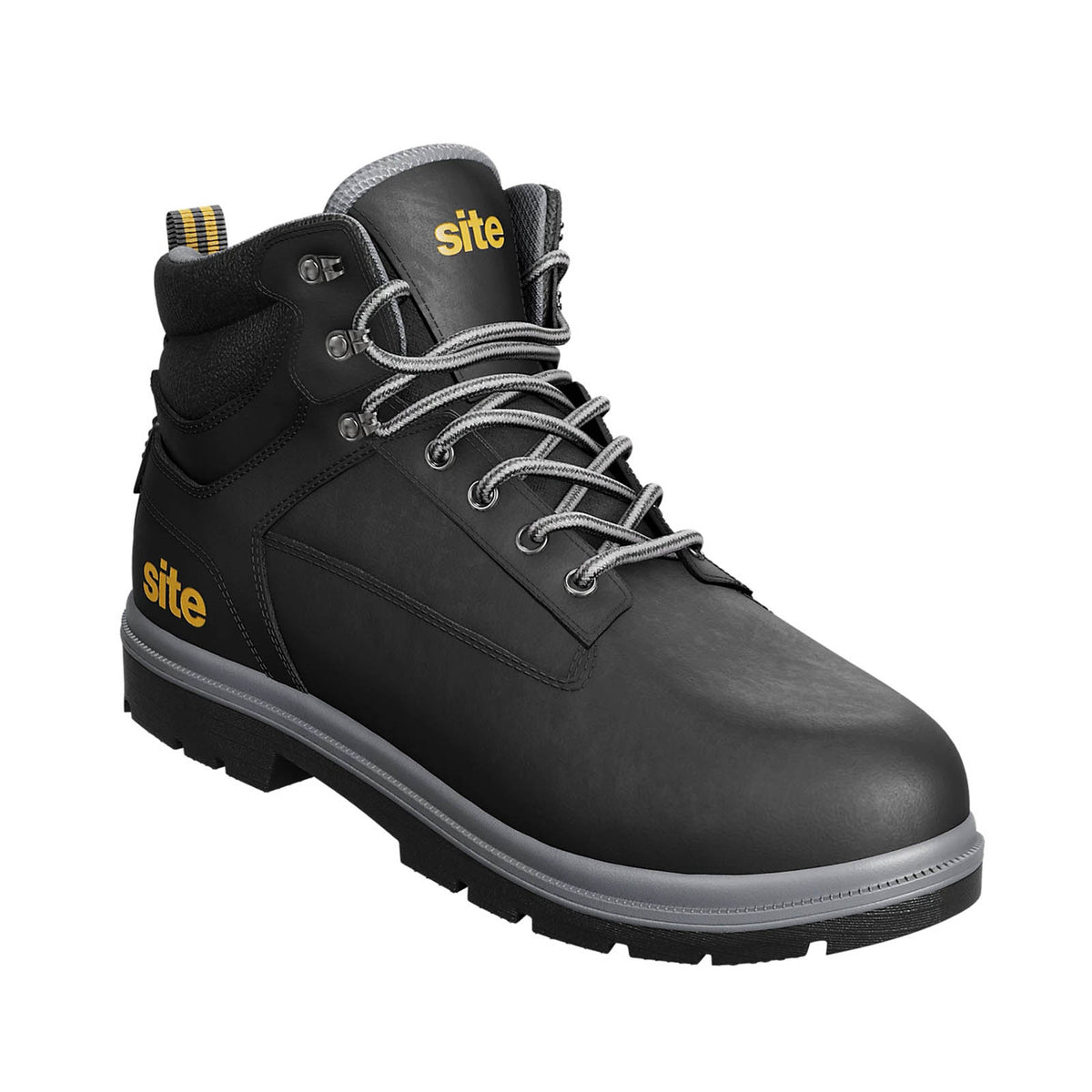 Site Marble 2.0 Safety Boots Black Steel Toe Work Footwear Shoes Size 9 - Image 2
