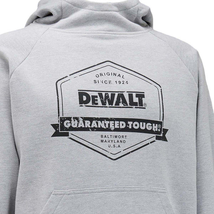 Dewalt Hoodie Men's Grey Pullover Sweatshirt Jumper Kangaroo Pocket X Large - Image 3