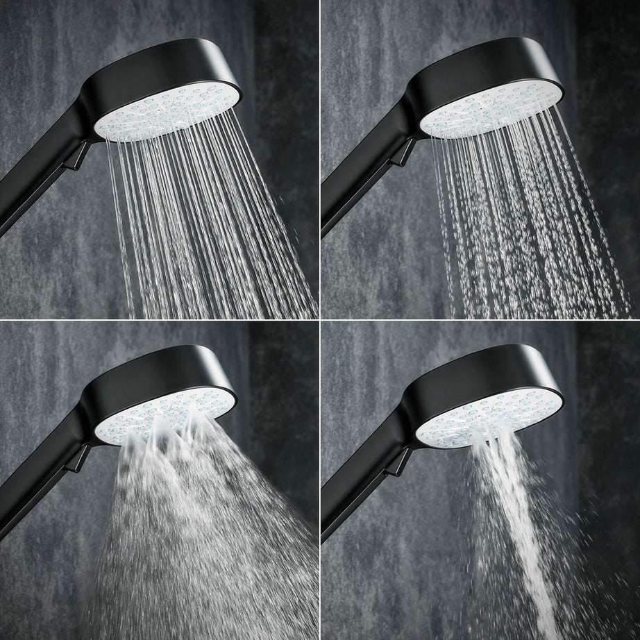 Mira Mixer Shower Thermostatic Atom Matt Black Rear Fed Modern Square Head - Image 4