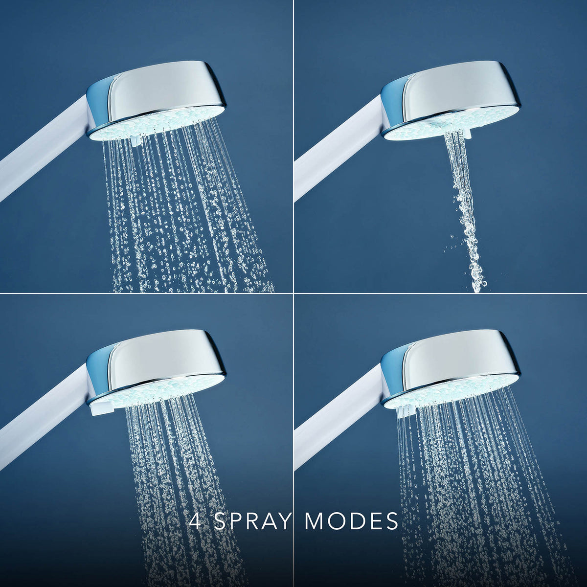 Mira Electric Shower Mixer 10.8kW Gloss White 4 Spray Pattern Round Head - Image 4