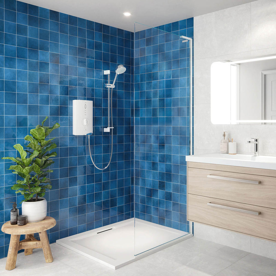 Mira Electric Shower 10.8kW Sport Max Gloss White 4 Spray Pattern Bathroom - Image 2