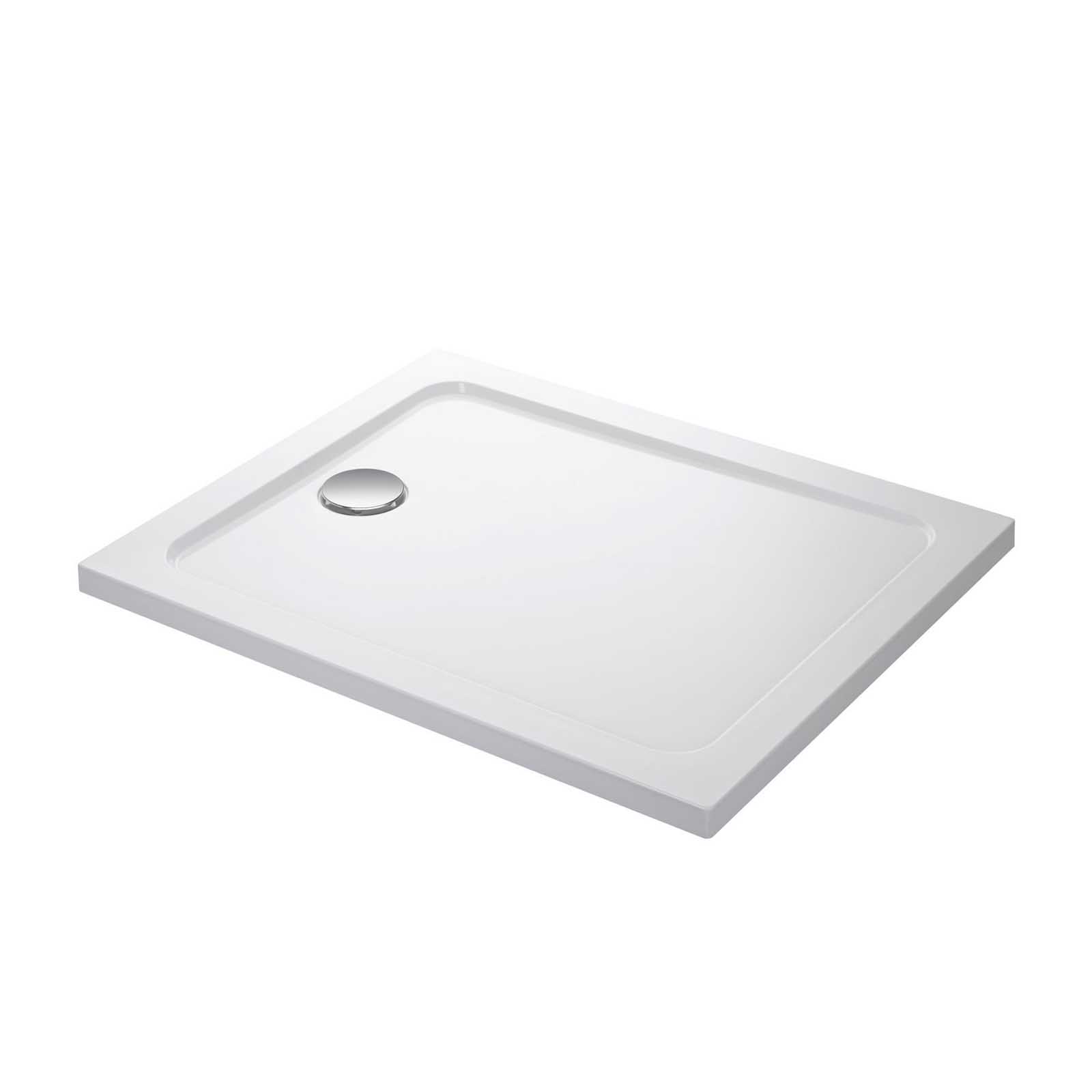Mira Flight Low Gloss White Rectangular Universal Shower tray (L)1400mm (W)900mm (H) 40mm - Image 1