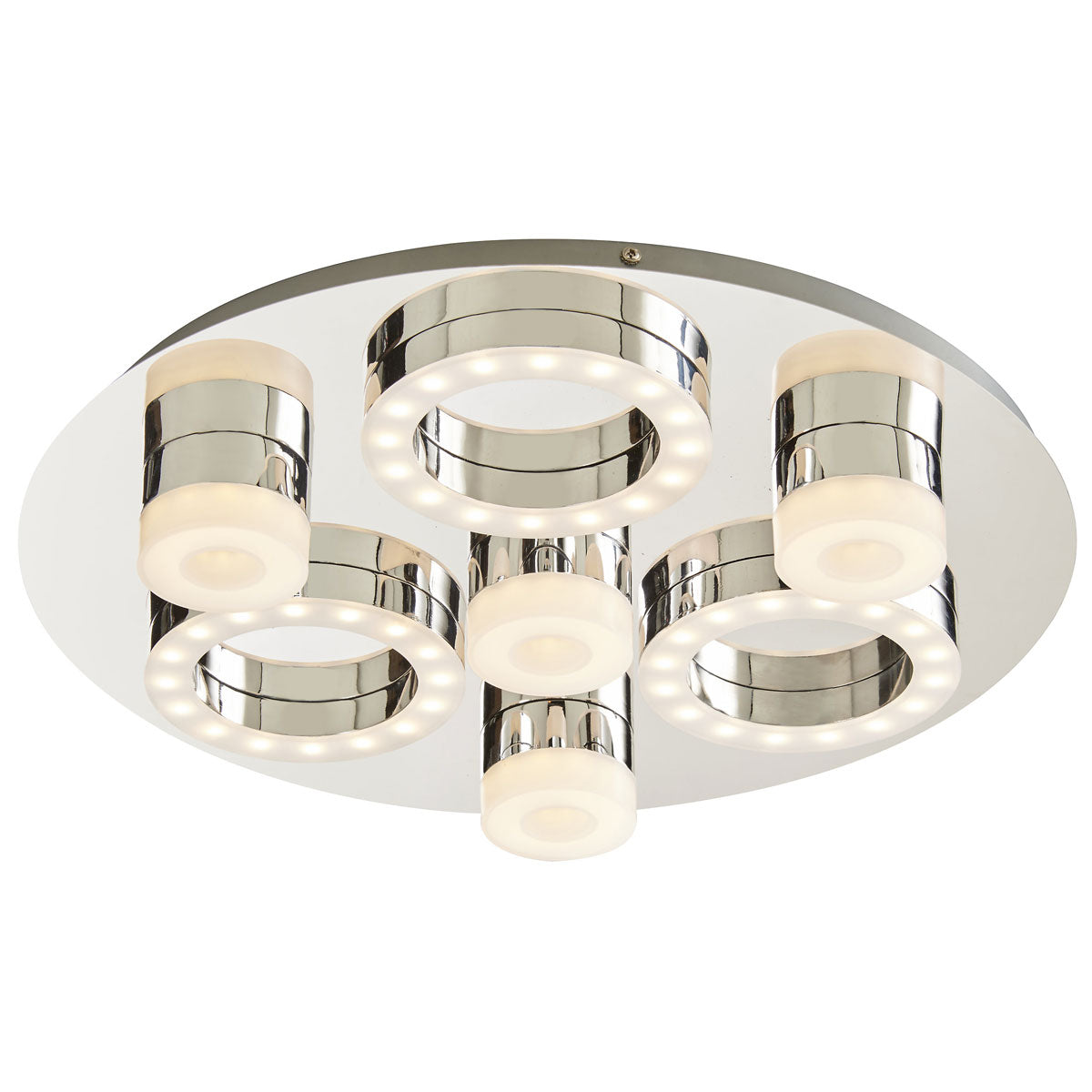 LED Ceiling Light Round Plate Warm White Living Room Bedroom Hallway - Image 1