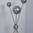 LED Floor Lamp Tripod 3 Way Multi Arm Globe Shades Satin Nickel Effect 1.47cm - Image 4