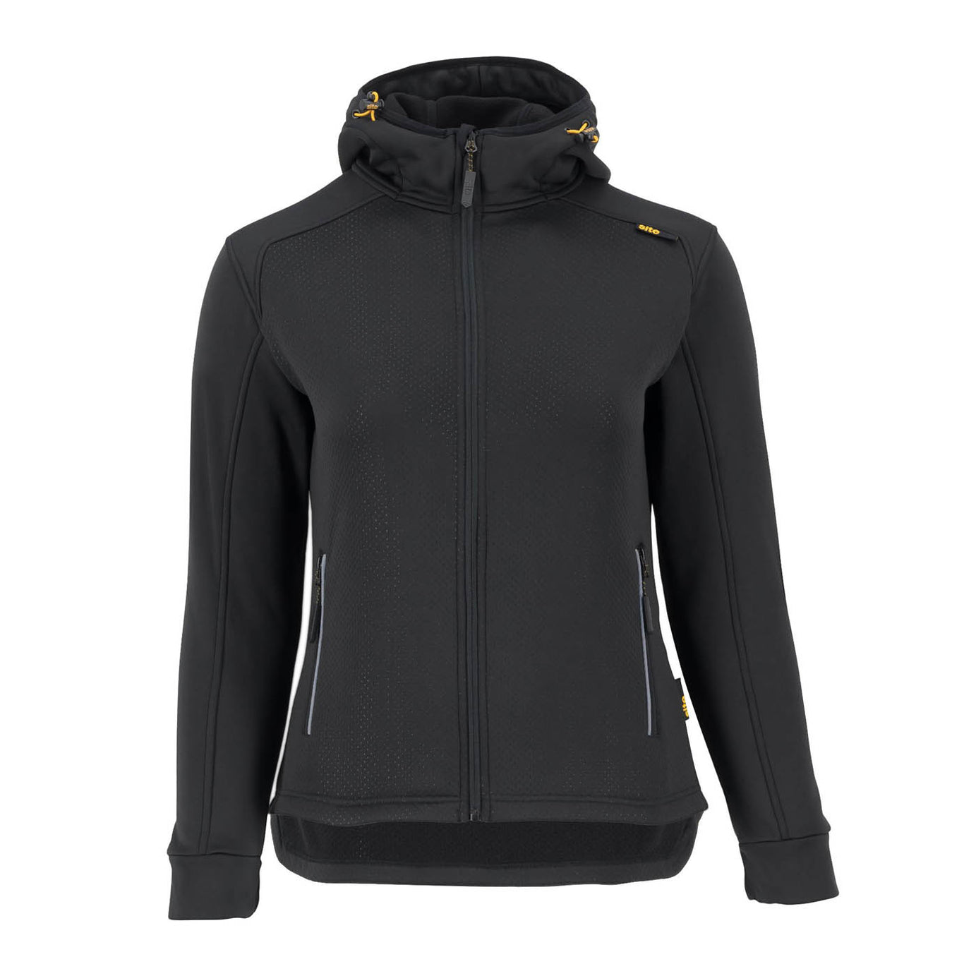 Site Hooded Sweatshirt Jacket Women's Black Regular Fit Full Zip X Large Size 16 - Image 2