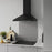 Cooker Hood Kitchen Extractor Fan Chimney Black Matt LED Touch Timer (W)59.8cm - Image 3