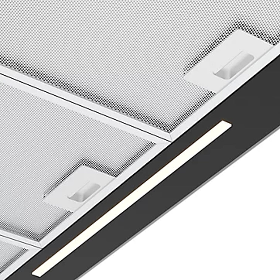 Chimney Cooker Hood  Black Steel And Glass GHAGRO90 Touch Control (W)89.8cm - Image 5