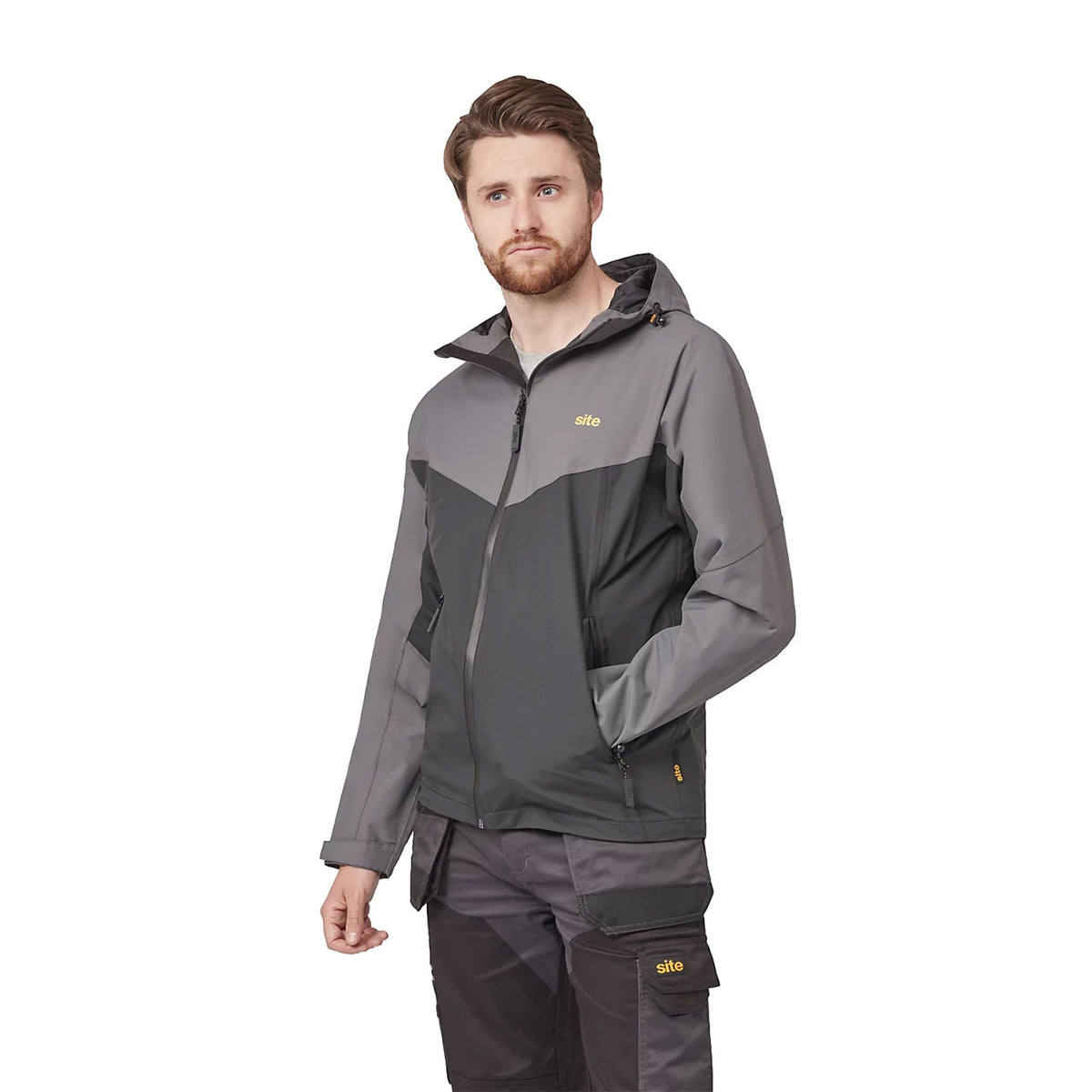 Site Work Jacket Messner Grey Full Zip Heavy Duty Trade Coat Size X Large - Image 6