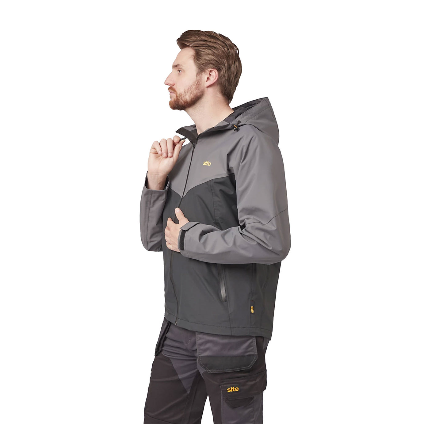 Site Work Jacket Messner Grey Full Zip Heavy Duty Trade Coat Size X Large - Image 8