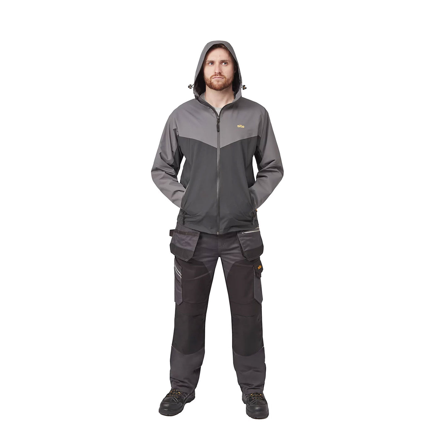 Site Work Jacket Messner Grey Full Zip Heavy Duty Trade Coat Size X Large - Image 9