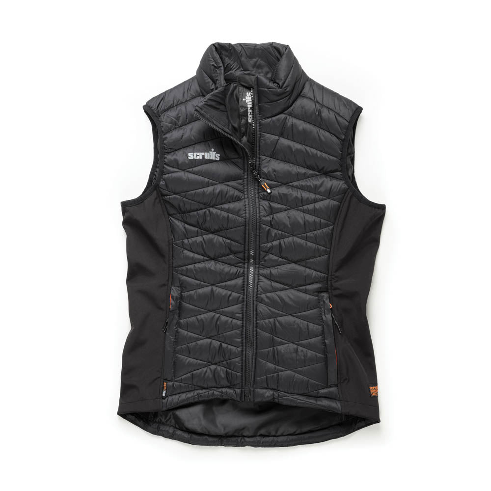 Scruffs Bodywarmer Womens Slim Fit Black Gilet Full Zip Lightweight Size 6 - Image 1