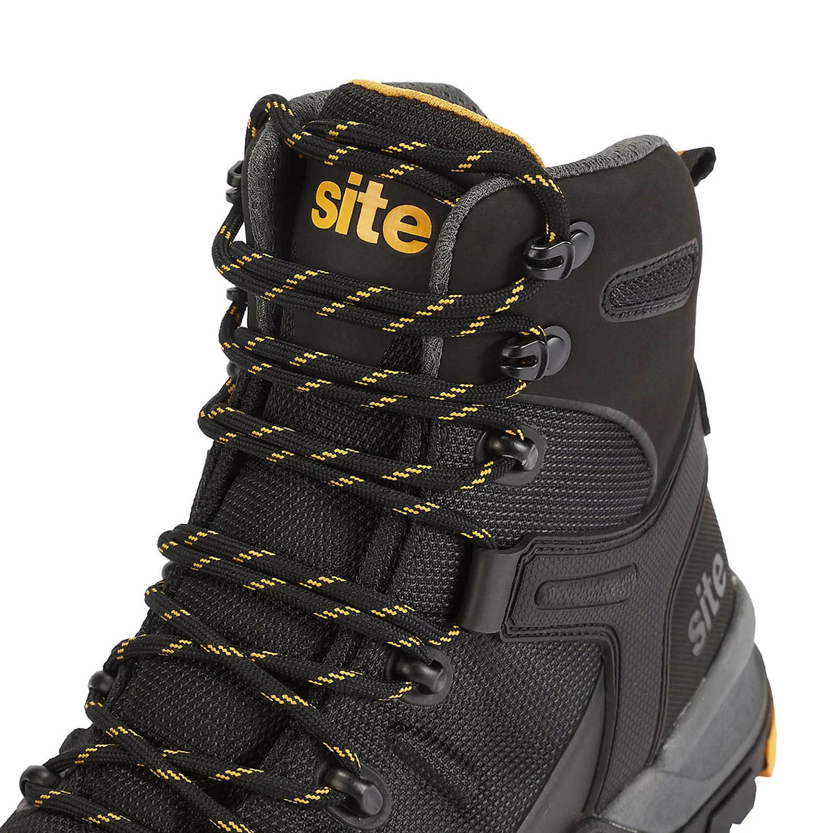 Site Densham Safety Boots Black Steel Toe Work Footwear Shoes Size 11 - Image 5