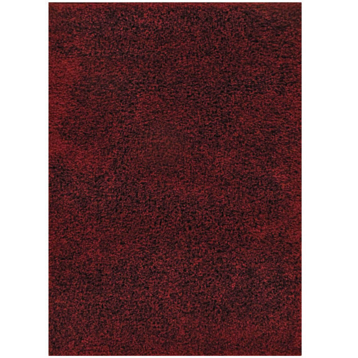 Rug Living Room Runner Medium Rust Shaggy Synthetic Indoor (L)160cm x (W)120cm - Image 4