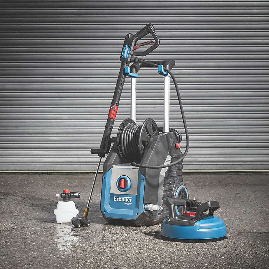 Erbauer Pressure Washer Electric EBPW3000 Garden Patio Car Jet Wash Compact 3kW - Image 1