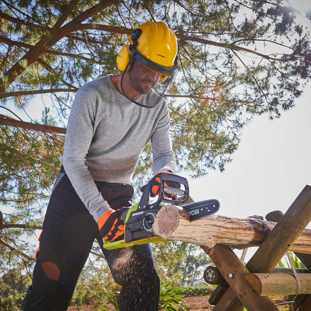 Ryobi Chainsaw Cordless 18V 4Ah Li-Ion RCS1830-140B 300mm Garden Wood Cutter - Image 2