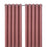 Curtain Pair Lined Eyelet Polyester Plain Pink Velvet (W)16.7cm (L)22.8cm - Image 3