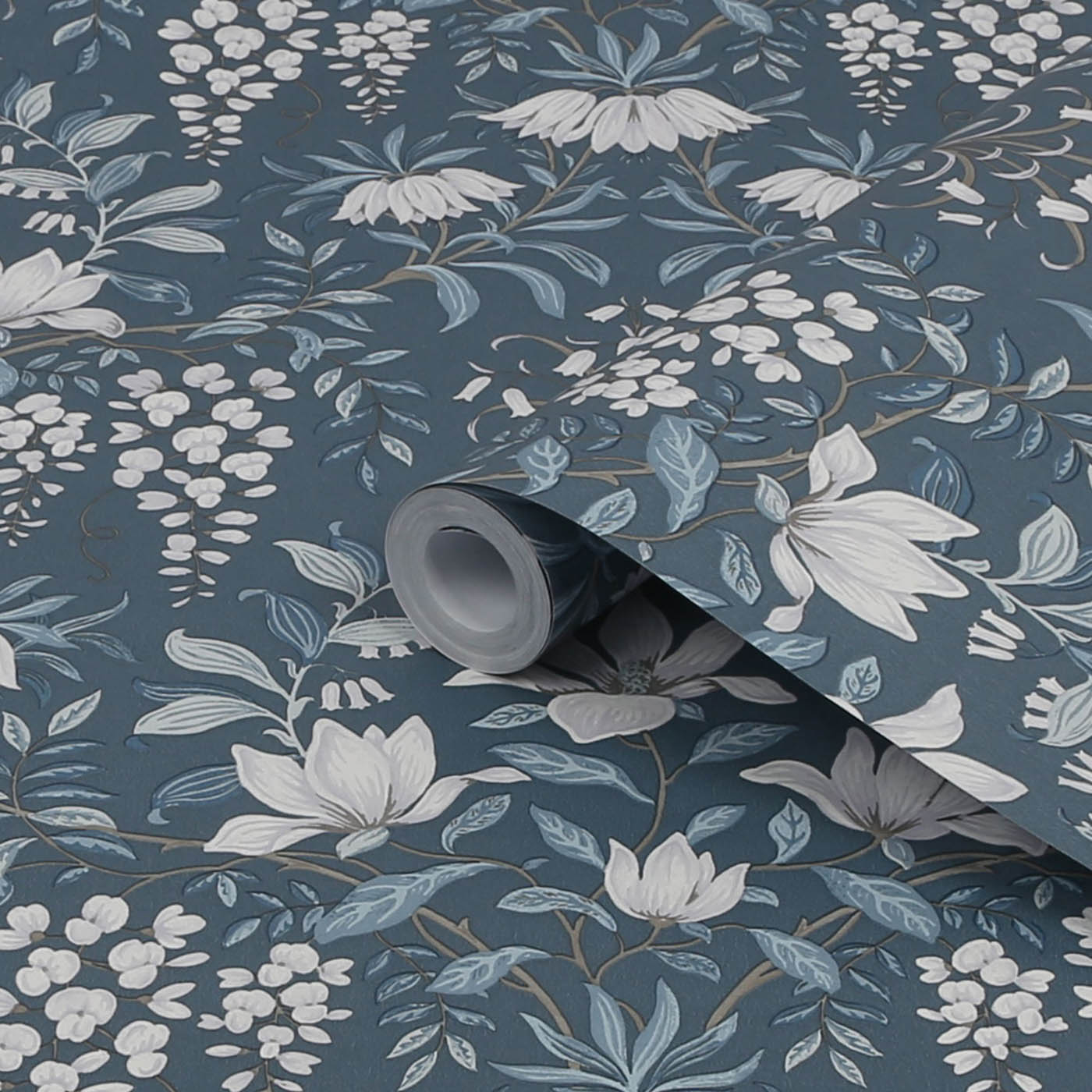 Laura Ashley Wallpaper Dark Seaspray Damask Smooth Washable Contemporary 5.2m² - Image 5