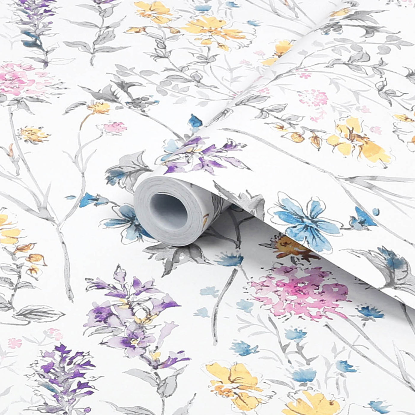 Laura Ashley Abstract Multicolour Wild meadow Smooth Wallpaper - Image 5