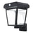 GoodHome Tamaria Non-adjustable Black Solar-powered Integrated LED PIR With motion sensor Outdoor Wall light - Image 3