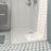 Bathroom Shower Tray Plastic Gloss White Rectangular (L)900mm (W)1200mm (H) 40mm - Image 2