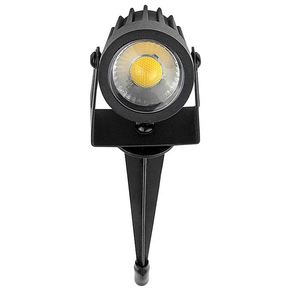 LED Spike Light Black Vertical Outdoor Garden Weatherproof IP65 50W 12V Set Of 4 - Image 1