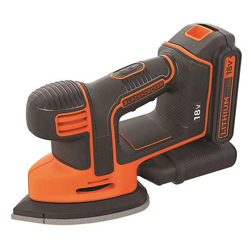 Black+Decker Detail Sander Cordless 18V 1.5Ah Li-Ion Compact Lightweight - Image 1