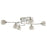 Ceiling Light 6 Lamp LED Wire Brushed Glass Metal Chrome Effect Contemporary - Image 3