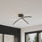 LED Ceiling Light Matt Black Abstract Warm White Modern Living Dining Room - Image 2