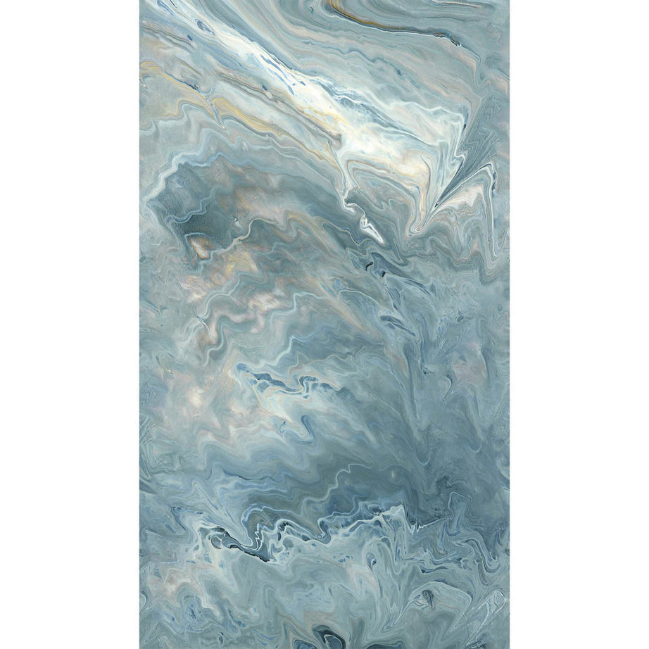 Wallpaper Mural Blue Matt Smooth Washable Removable Bedroom Living Room 4.45m² - Image 5