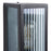 Outdoor Wall Light Clear Ribbed Glass Steel Matt Black Finish Dimmable Modern - Image 4