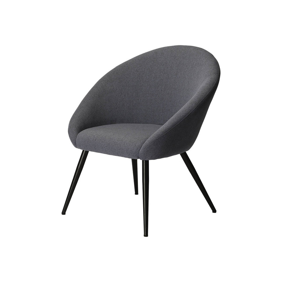 Colenso Relaxer Chair Dark Blue Linen Effect Modern (H)845 (W)730 (D)665mm - Image 1