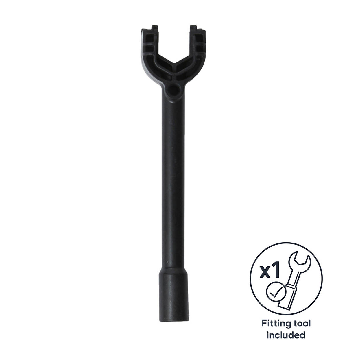 Kitchen Tap Mixer Black Chrome Single Lever Spring Neck Swivel Spout Faucet - Image 3