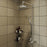 Mixer Shower Multi Round Head Twin Traditional Chrome Effect Thermostatic - Image 2