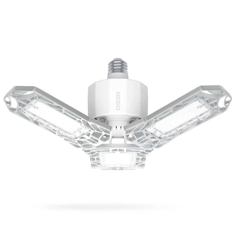 Nebo Work Light 3 Panels Integrated LED Adjustable Garages Basements 6000lm - Image 1