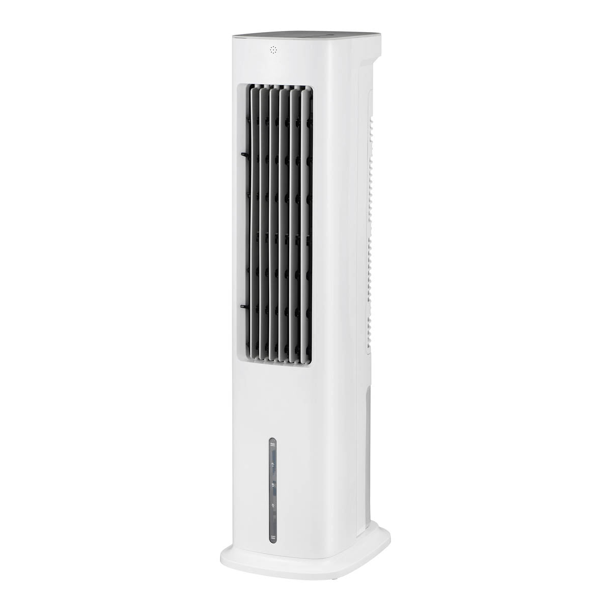 Tower Fan Air Cooler White Remote Control Powerful Oscillating LED Timer (H)85cm - Image 1