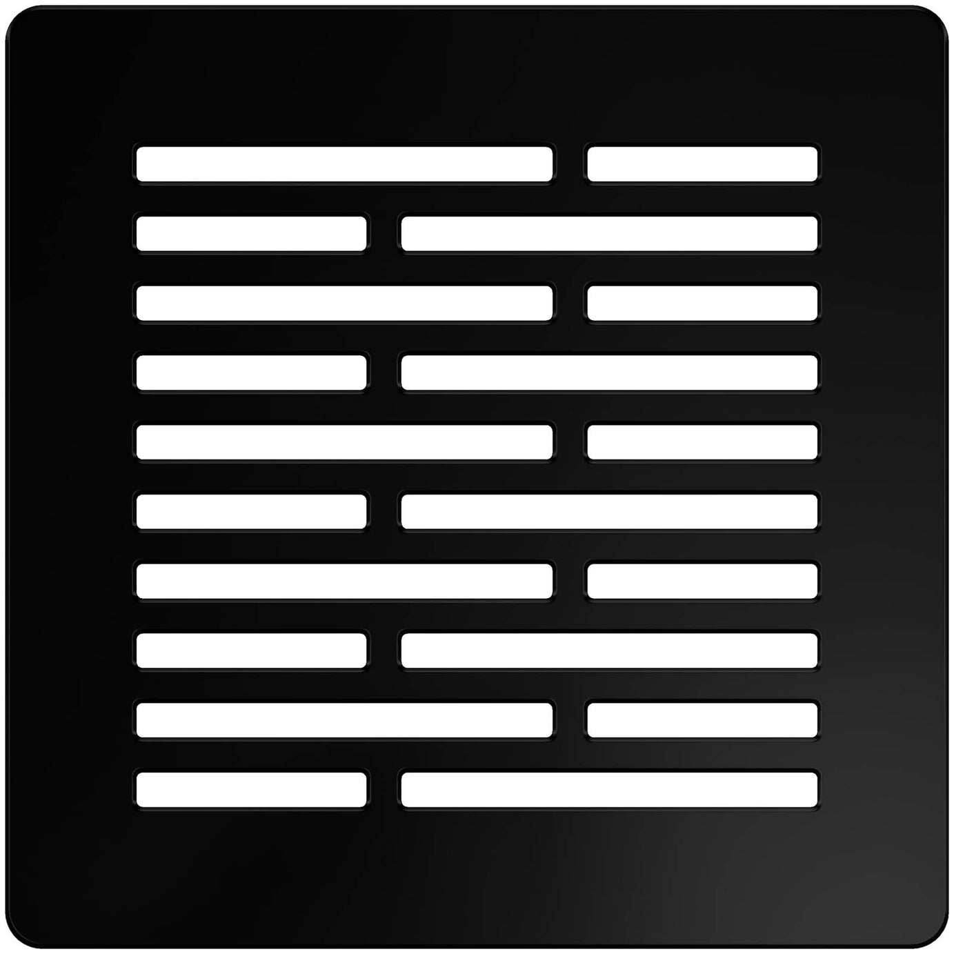 Shower Tray Matt Black 28mm Rectangular Centre Drain 	Antibacterial Bathroom - Image 7