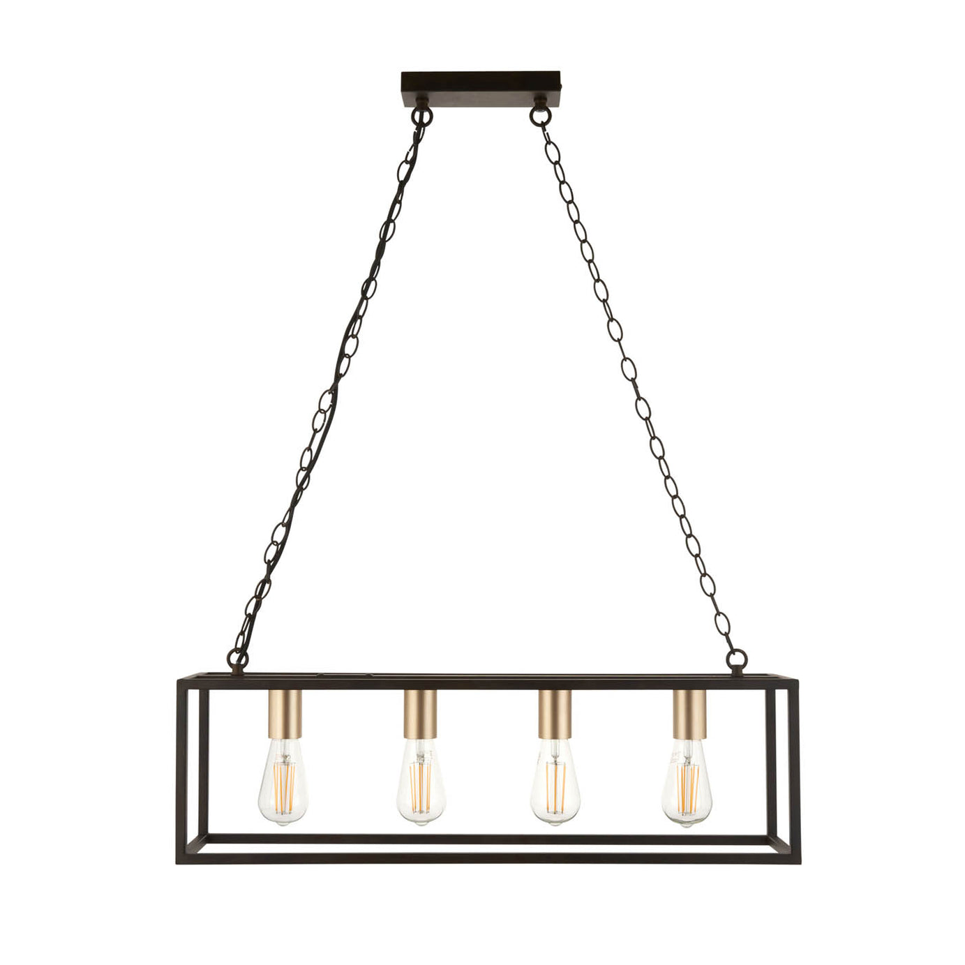 GoodHome Ceiling Light Harbour Studio York 4 Lamp Pendant - Image 2