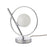 Table Lamp LED Glass White Steel Silver Chrome Effect Touch Control Modern - Image 2