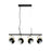 Black Ceiling Light Matt 4 Way Adjustable LED GU10 Retro Pendant Bedroom - Image 2