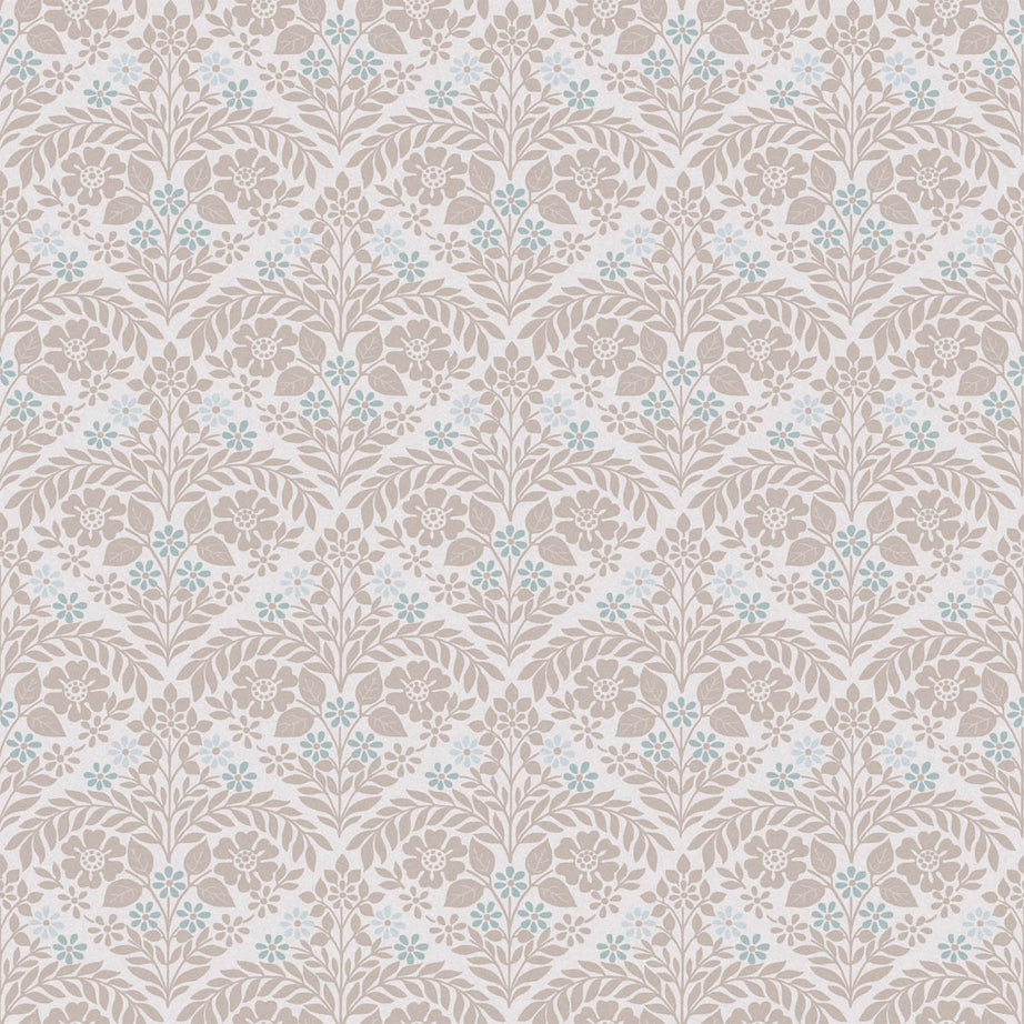Laura Ashley Wallpaper Grey Flower Smooth Strippable Washable Classical 5.2m² - Image 1