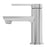 Basin Mixer Tap Gloss Chrome Effect Single Lever Deck-Mounted Manual Modern - Image 3