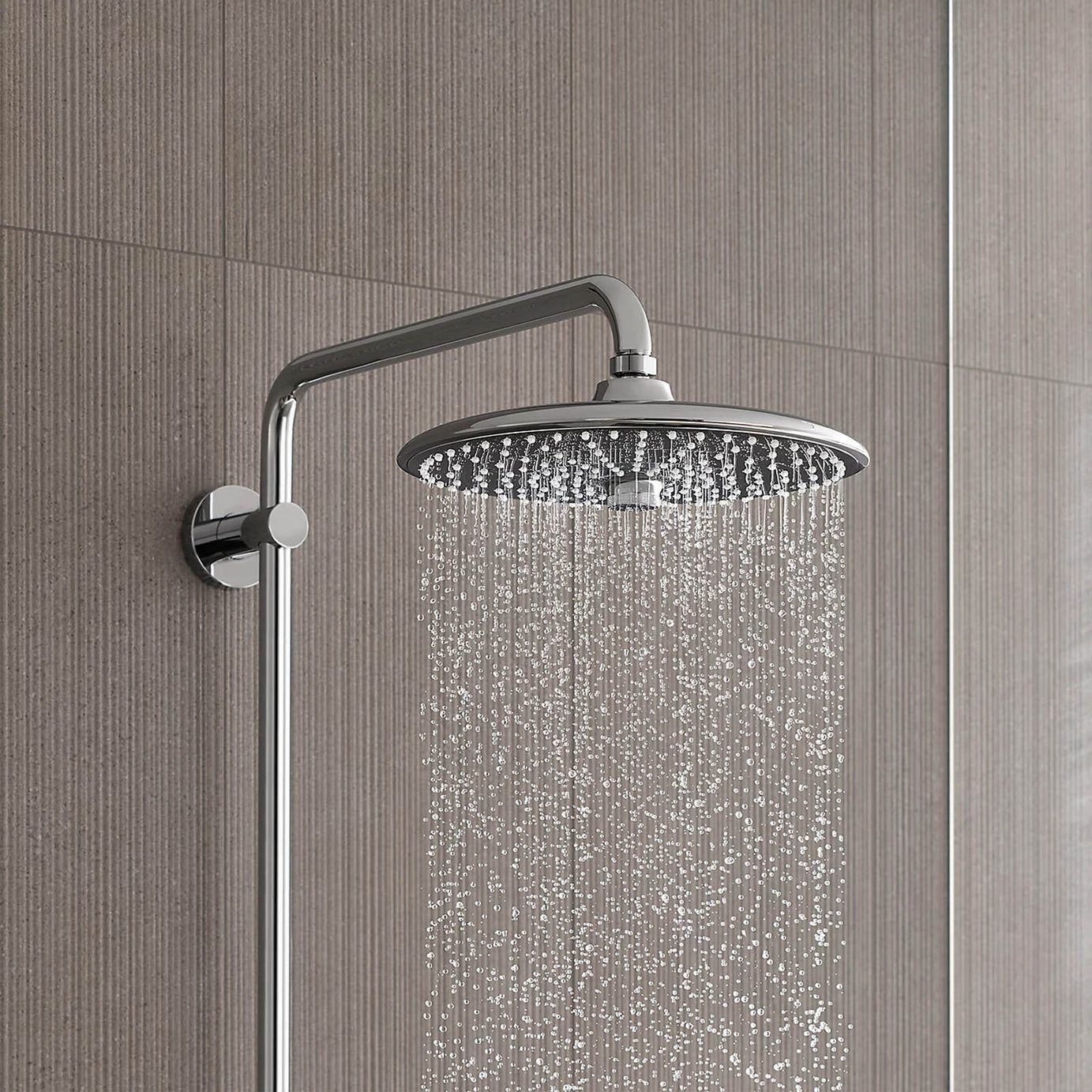 Grohe Vitalio Joy 260 Thermostatic Mixer Shower 2 Head Chrome Bar - Image 8