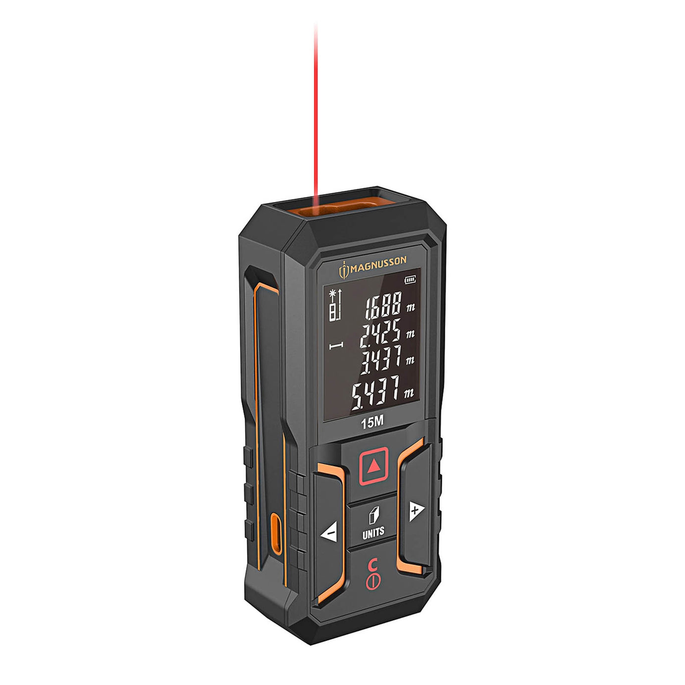 Magnusson Laser Distance Measurer 15m Digital Measuring Tool - Image 1
