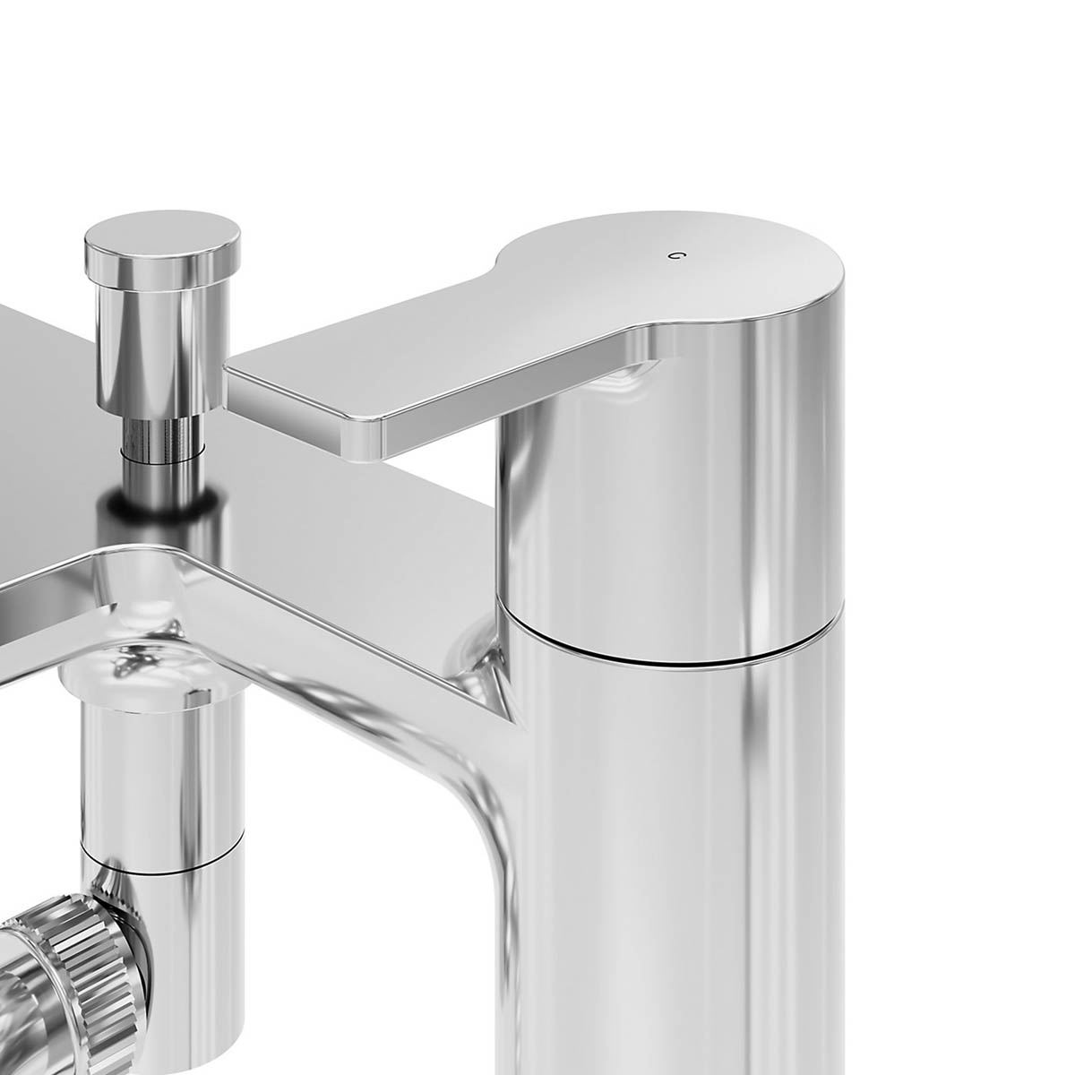Bath Filler Tap Mixer With Hand Held Set Chrome Single Spray Pattern Bathroom - Image 6