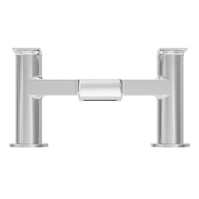 Bath Filler Tap Mixer Gloss Chrome Lever Waterfall Spout Bathroom Modern - Image 4