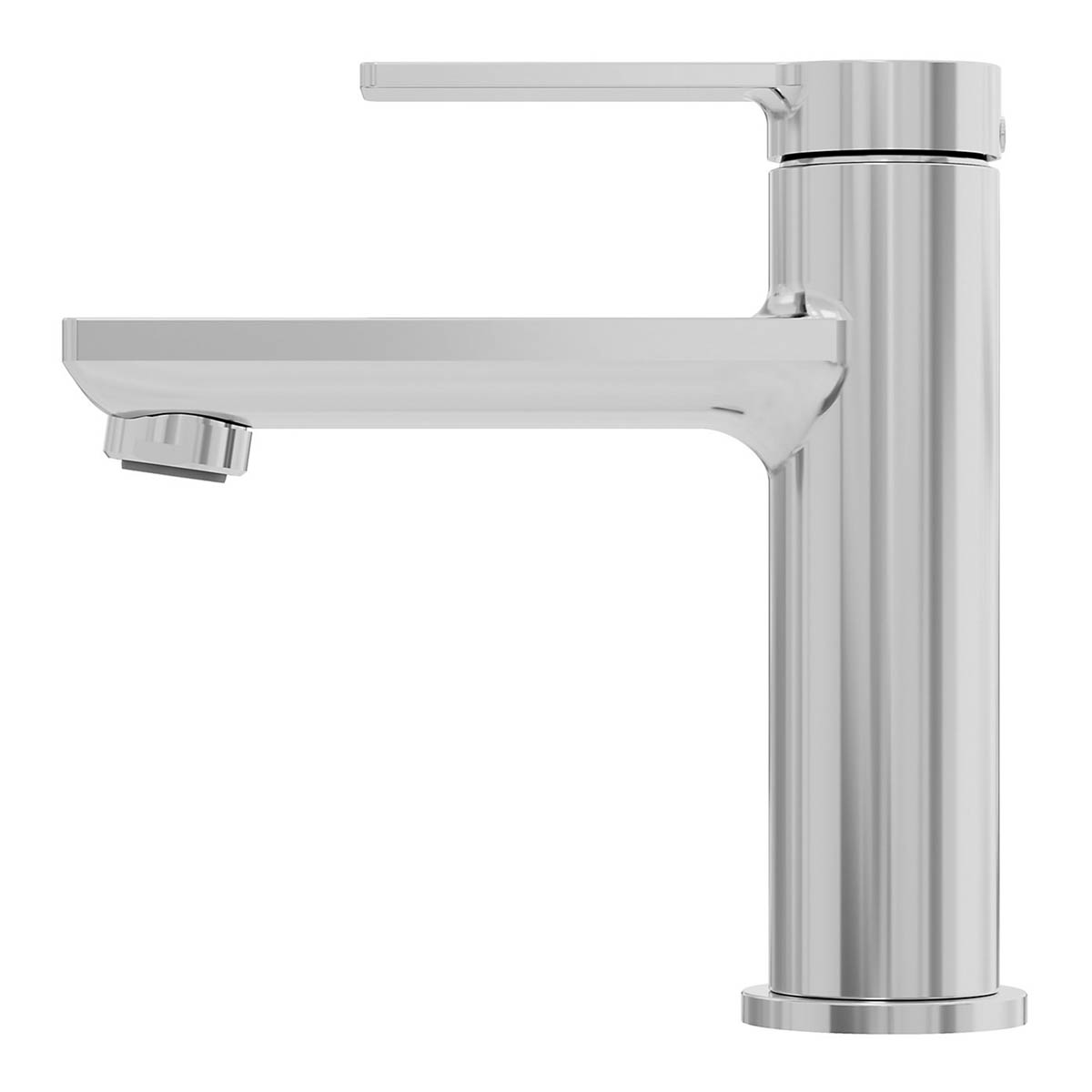 Bathroom Basin Tap Mixer Gloss Chrome Single Lever Ceramic Cartridge Faucet - Image 5